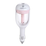 dasda  NANUM 12V Car Steam Air Humidifier Aroma Diffuser Mini Air Purifier Aromatherapy Essential Oil Diffuser Mist Maker Fogger
