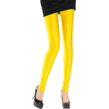 NDUCJSI Neon Leggings High Elastic Skinny Pants Thin Legins Workout Slim Pants Casual Spandex Legging Sexy Solid Candy Jeggings - app80