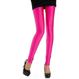 NDUCJSI Neon Leggings High Elastic Skinny Pants Thin Legins Workout Slim Pants Casual Spandex Legging Sexy Solid Candy Jeggings - app80