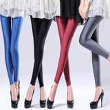 NDUCJSI Neon Leggings High Elastic Skinny Pants Thin Legins Workout Slim Pants Casual Spandex Legging Sexy Solid Candy Jeggings - app80