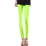 NDUCJSI Neon Leggings High Elastic Skinny Pants Thin Legins Workout Slim Pants Casual Spandex Legging Sexy Solid Candy Jeggings - app80