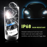 NIGHTEYE 2Pcs H4 LED H7 H11 H8  H9 9006 HB4 H1 9005 HB3 Car Headlight Bulbs LED Lamp with COB Chip 9000LM Auto Fog Lights 6500