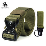 dasda  NO.ONEPAUL Tactical belt Military high quality Nylon men's training belt metal multifunctional buckle outdoor sports hook new