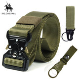 dasda  NO.ONEPAUL Tactical belt Military high quality Nylon men's training belt metal multifunctional buckle outdoor sports hook new