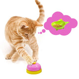 Neue Pet Anruf Glocke Spielzeug für Hund Fütterung Ringer Pet IQ Training Squeak Interaktive Belling Spielzeug Katze Kätzchen Welpen Lebensmittel feed Erinnerung - app80