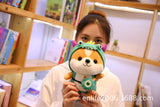 New 20-50cm Cute squirrel Shiba Inu Dog Plush Toy Stuffed Soft Animal Corgi Chai Pillow Christmas Gift for Kids Kawaii Valentine