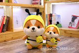 New 20-50cm Cute squirrel Shiba Inu Dog Plush Toy Stuffed Soft Animal Corgi Chai Pillow Christmas Gift for Kids Kawaii Valentine