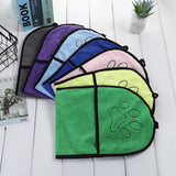 ssss  New 23*63cm Quick Drying Pet Fiber Towel Ultra-Absorbent Dog Cat BathShower Cleaning Handkerchief Necessary Peshqir