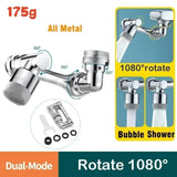 New 4 Modes Waterfall Kitchen Faucet Universal 720° Swivel Spout Sprayer Bathroom Basin Water Tap Extender Rainfall Sink Mixer