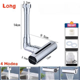 New 4 Modes Waterfall Kitchen Faucet Universal 720° Swivel Spout Sprayer Bathroom Basin Water Tap Extender Rainfall Sink Mixer
