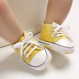 New Canvas Baby Sports Sneakers Shoes Newborn Baby Boys Girls First Walkers Shoes Infant Toddler Soft Sole Anti-slip Baby Shoes