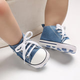 New Canvas Baby Sports Sneakers Shoes Newborn Baby Boys Girls First Walkers Shoes Infant Toddler Soft Sole Anti-slip Baby Shoes