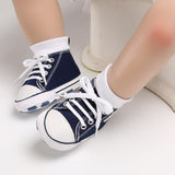 New Canvas Baby Sports Sneakers Shoes Newborn Baby Boys Girls First Walkers Shoes Infant Toddler Soft Sole Anti-slip Baby Shoes