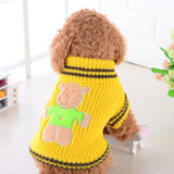 ssss  New Classic Dog Clothes Warm Puppy Outfit Pet Jacket Coat Winter Dog Clothes Soft Cat Sweater Clothing For Small Dogs COOL01