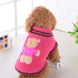 ssss  New Classic Dog Clothes Warm Puppy Outfit Pet Jacket Coat Winter Dog Clothes Soft Cat Sweater Clothing For Small Dogs COOL01