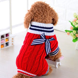 ssss  New Classic Dog Clothes Warm Puppy Outfit Pet Jacket Coat Winter Dog Clothes Soft Cat Sweater Clothing For Small Dogs COOL01