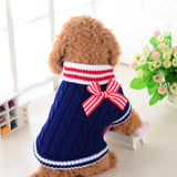 ssss  New Classic Dog Clothes Warm Puppy Outfit Pet Jacket Coat Winter Dog Clothes Soft Cat Sweater Clothing For Small Dogs COOL01