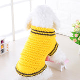 ssss  New Classic Dog Clothes Warm Puppy Outfit Pet Jacket Coat Winter Dog Clothes Soft Cat Sweater Clothing For Small Dogs COOL01