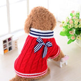 ssss  New Classic Dog Clothes Warm Puppy Outfit Pet Jacket Coat Winter Dog Clothes Soft Cat Sweater Clothing For Small Dogs COOL01