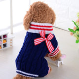 ssss  New Classic Dog Clothes Warm Puppy Outfit Pet Jacket Coat Winter Dog Clothes Soft Cat Sweater Clothing For Small Dogs COOL01