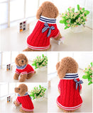 ssss  New Classic Dog Clothes Warm Puppy Outfit Pet Jacket Coat Winter Dog Clothes Soft Cat Sweater Clothing For Small Dogs COOL01