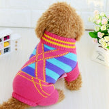 ssss  New Classic Dog Clothes Warm Puppy Outfit Pet Jacket Coat Winter Dog Clothes Soft Cat Sweater Clothing For Small Dogs COOL01