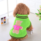 ssss  New Classic Dog Clothes Warm Puppy Outfit Pet Jacket Coat Winter Dog Clothes Soft Cat Sweater Clothing For Small Dogs COOL01