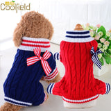 ssss  New Classic Dog Clothes Warm Puppy Outfit Pet Jacket Coat Winter Dog Clothes Soft Cat Sweater Clothing For Small Dogs COOL01