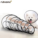 New Dog Accessories Pet Products Plastic Cat Dog Collar Elizabeth Circle Anti Bite and Scratching Collars Beauty Healing Brace