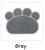 ssss  New Dog Bones Paw PVC Pet Dog Cat Feeding Mat Pad Pet Dish Bowl Food Water Feed Puppy Bed Blanket Table Mat Wipe Cleaning