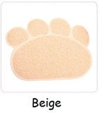 ssss  New Dog Bones Paw PVC Pet Dog Cat Feeding Mat Pad Pet Dish Bowl Food Water Feed Puppy Bed Blanket Table Mat Wipe Cleaning