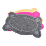 ssss  New Dog Bones Paw PVC Pet Dog Cat Feeding Mat Pad Pet Dish Bowl Food Water Feed Puppy Bed Blanket Table Mat Wipe Cleaning