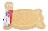 ssss  New Dog Bones Paw PVC Pet Dog Cat Feeding Mat Pad Pet Dish Bowl Food Water Feed Puppy Bed Blanket Table Mat Wipe Cleaning