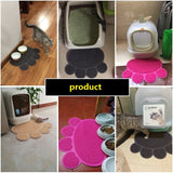 ssss  New Dog Bones Paw PVC Pet Dog Cat Feeding Mat Pad Pet Dish Bowl Food Water Feed Puppy Bed Blanket Table Mat Wipe Cleaning