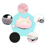 New Dual-use Pet Cat Bed Sleeping Nest Detachable Kitten House Padded Cat Dog Small Pets Rest Sofa Bed With Ball Pet Products