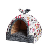 ssss  New Fashion Dog Flag Removable Cover Dog House Mat Dog Beds For Small Medium Dogs Pet Products House Pet Beds for Cats S/M/L