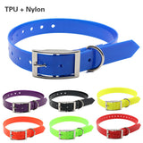 New Fashion pet dog collar High quality TPU+Nylon waterproof deodorant Resistant dirt Easy clean collars 7 Colors pet supplies