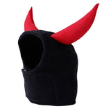 New Funny Cute Pet Costume Cosplay Bull Horn Cap Hat for Cat Halloween Xmas Clothes Fancy Hat with Ears Autumn Winter