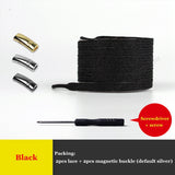 dasda  New Magnetic ShoeLaces Elastic Locking ShoeLace Special Creative No Tie Shoes lace Kids Adult Unisex Sneakers Laces strings