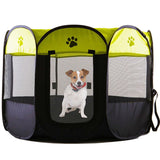ssss  New Portable Folding Pet tent Dog House Cage Dog Cat Tent Playpen Puppy Kennel Easy Operation Octagonal Fence outdoor Supplies