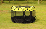 ssss  New Portable Folding Pet tent Dog House Cage Dog Cat Tent Playpen Puppy Kennel Easy Operation Octagonal Fence outdoor Supplies