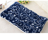 New Winter Warm Pet Dog Blanket Cute Dog Bed Mat Thick Coral Fleece Sleeping Bed Cover Cushion For Small Medium Dogs
