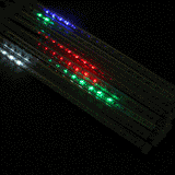New Year 20cm 30cm 50cm Outdoor Meteor Shower Rain 8 Tubes LED String Lights Waterproof For Christmas Wedding Party Decoration
