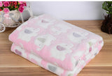 New dogs Cats Blanket Rabbit Travel Throw Blanket Manta Fleece Bedding on Sofa/Bed Portable Plaids Bedspread TV Blanket