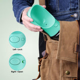 Newest Dog Water Bottle Cat Feeding Drinking Cup Outdoor Dog Water Dispenser Travel Dog Water Bowl For Small Large Dogs