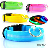 ssss  Night Safety Flashing Glow In The Dark Dog Leash,Nylon LED Pet Dog Collar,Dogs Luminous Fluorescent Collars Pet Supplies