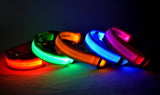 ssss  Night Safety Flashing Glow In The Dark Dog Leash,Nylon LED Pet Dog Collar,Dogs Luminous Fluorescent Collars Pet Supplies