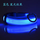ssss  Night Safety Flashing Glow In The Dark Dog Leash,Nylon LED Pet Dog Collar,Dogs Luminous Fluorescent Collars Pet Supplies
