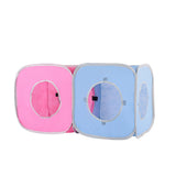 Non Woven Foldable Cat Kitty Play Cube Expandable Play Tunnel Cat Toys Light Weight Tent