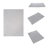Non-stick Barbecue Grilling Mats High Security Grid Shape BBQ Mat with Heat Resistance 33x40cm For Outdoor Activities